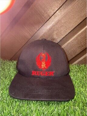 VTG 80-90’s Ruger Mesh SnapBack Hat By Graffiti